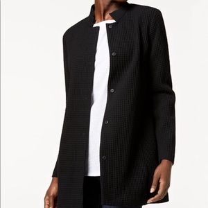 Eileen Fisher Tencel Waffle Knit Snap 